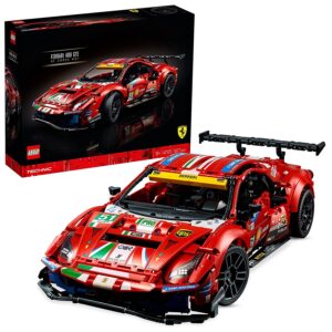 LEGO 42125 Ferrari 488 GTE “AF Corse #51” V29 Building Blocks and Above
