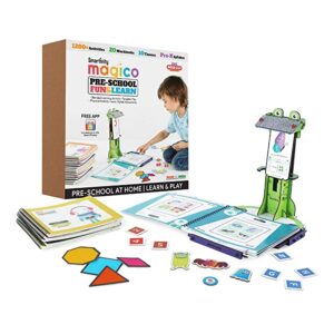 Smartivity Magico Fun&Learn Kit. 2.5 - 5 yrs Jr KG Sr KG Nursery Playgroup NCERT Syllabus. 20 Workbooks 1200+ Activities (Physical + Digital) - Multicolor