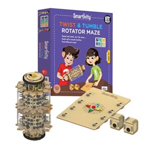 Smartivity Twist & Tumble Rotator Maze STEM Educational DIY Fun Toys, Educational & Construction based Activity Game for Kids 8 to 14, Gifts for Boys & Girls, Made in India