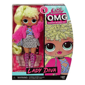 LOL Surprise! OMG Fashion Doll– Great Gift for Kids Ages 4+ (Lady Diva)