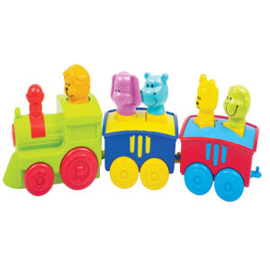 Giggles -, 2 in 1 Colourful Animal Pull along Toy Train, Walking, Shape sorting, Pretend Play Preschool Toys (12 Months & Above Infant, Multicolor)