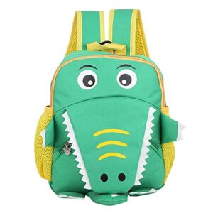 ToySiri Children's school bags, kids cute cartoon crocodile school bag, preschool children's fashion school bag, travel backpack for little boys girls