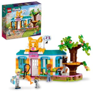 LEGO Friends Cat Hotel 41742 Building Toy Set (445 Pieces)