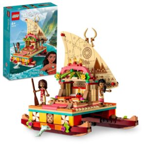 LEGO 43210! Disney Moana’s Wayfinding Boat 43210 Building Toy Set (321 Pieces)