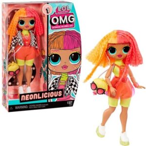 LOL Surprise! OMG Fashion Doll– Great Gift for Kids Ages 4+ (NEONLICIOUS)