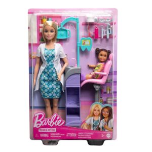 Barbie® Careers Dentist Doll and Playset with Accessories, Medical Doctor Set, Toys