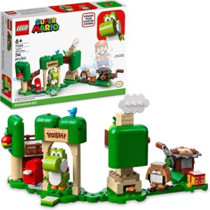Lego 71406! Super Mario Yoshi’s Gift House Expansion Set Building Toy Set for Kids, Boys, and Girls Ages 6+; Collectible Playset Gift (246 Pieces)
