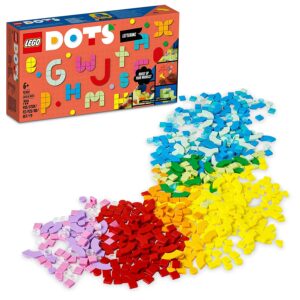 LEGO DOTS Lots of DOTS – Lettering 41950 DIY Craft Decoration Kit (722 Pieces)
