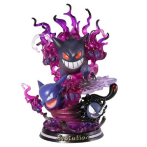 Gastly Haunter Gengar From Pokemon Deluxe Figure Statue 26cm