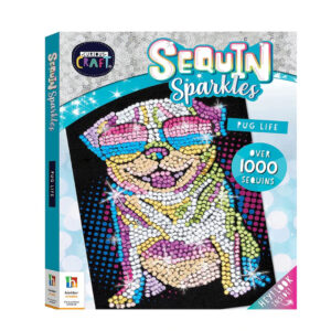 Curious Craft: Sequin Sparkles Pug Life