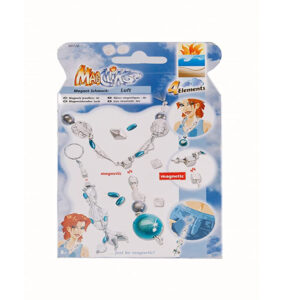 MAGCLIKS Magnetic Jewellery Air Toy for Kid's (Blue)