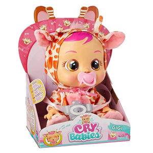 Cry Babies Gigi! Cute Cry Babies Doll with Changeable Themed Pyjamas (CRY Babies-Gigi)