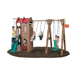 Step2 Naturally Playful Adventure Lodge Play Center with Glider