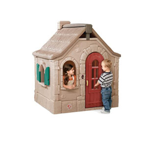 Step 2 Naturally Playfull Story Book Cottage | Realistic Amenities & Accessories Set | Indoor & Outdoor Playhouse
