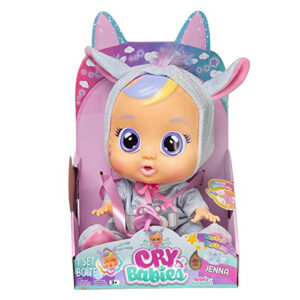 Cry Babies Gigi! Cute Cry Babies Doll with Changeable Themed Pyjamas (CRY Babies-Jenna)