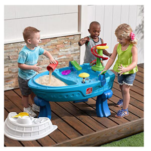 Step2 Fiesta Cruise Sand & Water Table | Kids Outdoor Summer Play Table