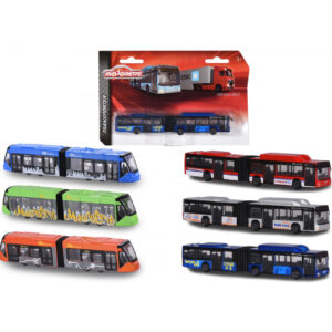 Majorette Man City Bus Siemens Avenio Tram 6 Assorted Multicolour 3Y+