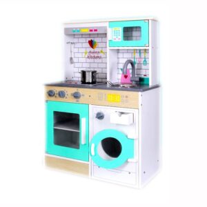 Wooden Pretend Play Modern Kitchen for Kids for Role Play