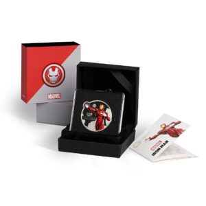 MMTC-PAMP Marvel Iron Man Colored Silver Coin