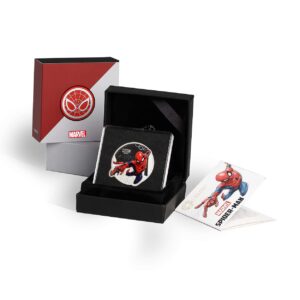 MMTC-PAMP Marvel Spider Man Colored Silver coin