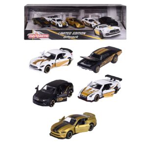 Majorette Limited Edition 9, Model Vehicles with Camouflage Look, Die Cast Metal with Opening Parts, Rotating Wheels and Suspension for Children Aged 3 and Above Boys, Girls, Kids- Set of 5