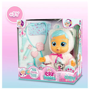 BFF Doll with 9+ Surprises Including Outfit and Accessories (Cry Babies Dressy gets Sick Kristal)