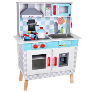 Breatoi Wooden Kitchen Set Toy Play Pretend Toys