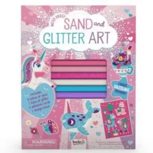 SAND AND GLITTER ART