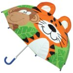 Breatoi's Umbrella! Cute Creative Little Boys' Pop Up Umbrella - Jungle Safari