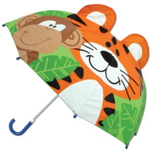 Breatoi's Umbrella! Cute Creative Little Boys' Pop Up Umbrella - Jungle Safari