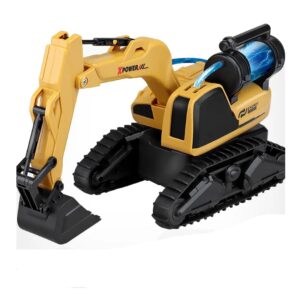 Gesture Sensing Excavator Le Neng Simulation Hydraulic Drive Remote Control Engineering Children car Model Toys