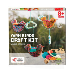 Chalk and Chuckles Art & Craft Kit for Kids - Make Your Own Bird Hanging, Age 8-14, DIY Kit, Best Gift for Boys, Girls 9, 10, 11, 12, 13 Years Old( Multicolour)