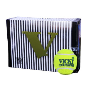 Vicky Cricket Tennis Ball (Green , Pack of 6)Material: Rubber , Standard Size