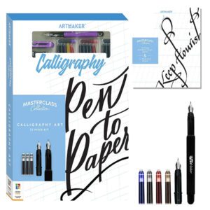 Hinkler Art Maker Masterclass Collection Calligraphy Art Kit