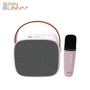 JUST CORSECA Spin Bunny Karaoke Portable Speaker (Pink)