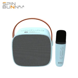 JUST CORSECA Spin Bunny Karaoke Portable Speaker (Blue)