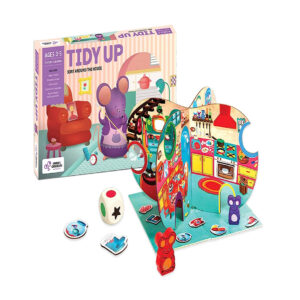 Chalk and Chuckles Tidy Up - Educational Board Game, Age 3-6 Years Old, Sorting Game for Kids, Preschool Learning Toy for Boys and Girls