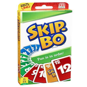 Mattel Skip-Bo Card Game for Kids,162 pieces