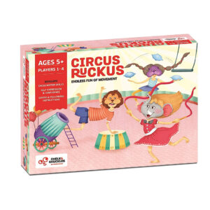 Chalk and Chuckles Circus Ruckus Fun Game, Silly Physical Activities for Kids Age 5-10 Years Old, Gifts for Boys and Girls, Family Entertainment Multicolor