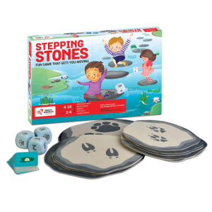 Chalk And Chuckles, Stepping Stones Game for Kids Age 4-8 Year, Outdoor and Indoor Game, Birthday Gift for Girls and Boys 4, 5, 6, 7 Years