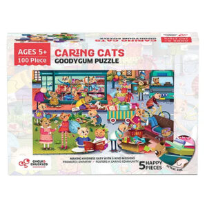 CHALK AND CHUCKLES Goody Gum Cat Jigsaw Puzzle