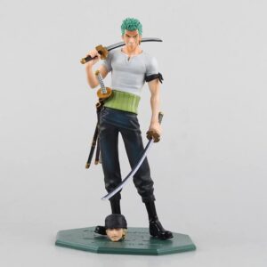 One Piece Roronoa Zoro Action Figure - Changeable Heads