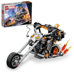 LEGO Marvel Ghost Rider Mech & Bike 76245 Building Toy Set (264 Pieces)