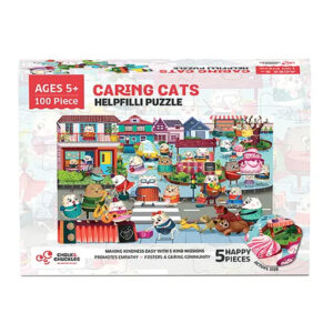 Chalk and Chuckles Helpfilli Cat Jigsaw Puzzle - 100 Pieces