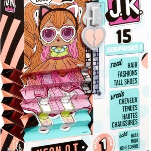 L.O.L Surprise! O.M.G. Fashion Doll with More Surprises for Kids Age 3+ (J.K Dolls - Neon Q.T)