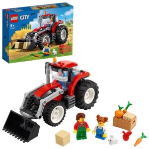 Lego 60287 City Great Vehicles Tractor Toy, Farm Set with Rabbit Figure for 5 Years Old Boys and Girls
