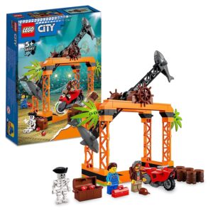 LEGO City The Shark Attack Stunt Challenge 60342 Building Kit (122 Pieces)