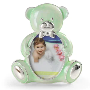 Momentz Teddy Bear Photo Frame (Green)