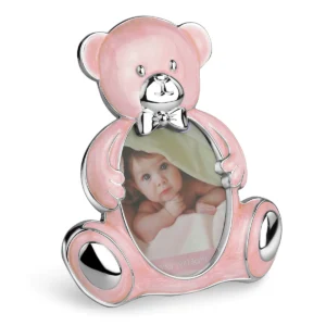 Momentz Teddy Bear Photo Frame Pink