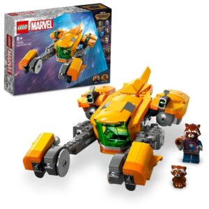LEGO Marvel Baby Rocket’s Ship 76254 Building Toy Set (330 Pieces)